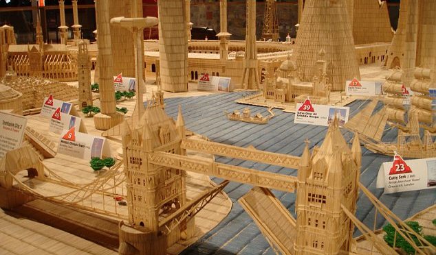 Have you ever heard about the Toothpick City or Toothpick World? Here’s the wonderful creation.